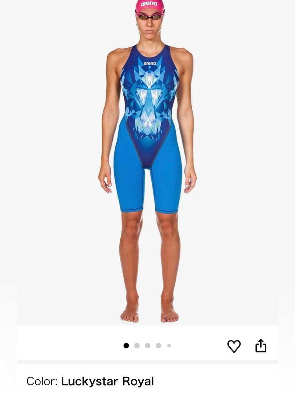 Arena POWERSKIN ST 2.0 Open Back Luckystar Size 22 Competitive Fina AM Tech Suit